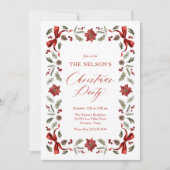 エレガントフェスティバルパーティの招待状 シーズンカード (正面)