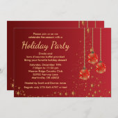 エレガントフェスティバルパーティー 招待状 (正面/裏面)