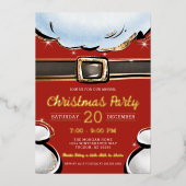 エレガントフェスティバルモダン企業のパーティー 箔招待状 (正面)