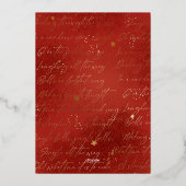 エレガントフェスティバルモダン企業のパーティー 箔招待状 (裏面)