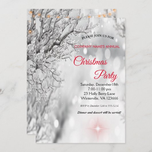 エレガントフェスティバル招待状 招待状 (正面/裏面)