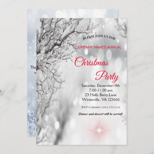 エレガントフェスティバル招待状 招待状 (正面/裏面)