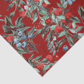 エレガントフェスティバル水彩赤ブルーベリー 薄葉紙 (詳細)