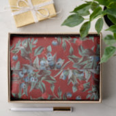 エレガントフェスティバル水彩赤ブルーベリー 薄葉紙 (ギフト)