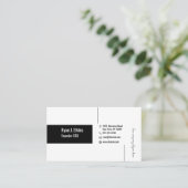 エレガントフェミニンデザイン創業者CEO 名刺 (スタンド正面)