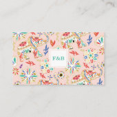 エレガントフェミニンフローラ華美象 名刺 (裏面)