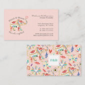 エレガントフェミニンフローラ華美象 名刺 (正面/裏面)