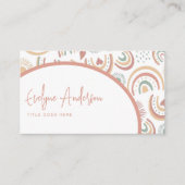 エレガントフェミニンモダンレインボーホシック 名刺 (正面)