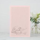 エレガントフェルト桜文具 便箋 (スタンド正面)