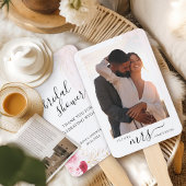 エレガントフォトピンク赤金ゴールドフローラブライダルシャワー ハンドファン