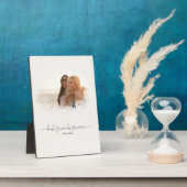 エレガントフォトマス最高のクフレンズフォーエバー引用文 フォトプラーク (側面)