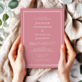 エレガントフォーマルダスティピ結婚ンク 招待状