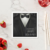 エレガントフォーマルバチュラーパーティ スタンダードカクテルナプキン (インサイチュ)