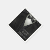 エレガントフォーマルバチュラーパーティ スタンダードカクテルナプキン (角)