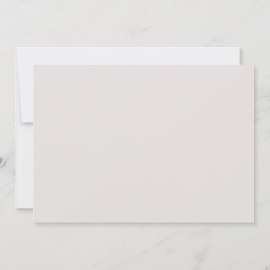 エレガントフォーマルモダンクラシックオーキッドイ結婚ンク サンキューカード (裏面)