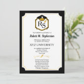 エレガントフォーマル大学 |大学の卒業 招待状 (スタンド正面)