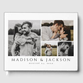 エレガントフォーモダンフォト結婚のゲストブック ゲストブック (正面)