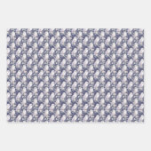 エレガントフクロウ ラッピングペーパーシート (正面3)