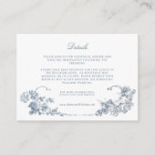 エレガントフランスのクラシックフローラ エンクロージャーカード (正面)