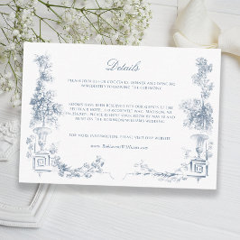 エレガントフランスのクラシックフローラ エンクロージャーカード