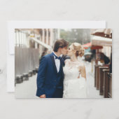 エレガントフランスのクラシックフローラ サンキューカード (裏面)