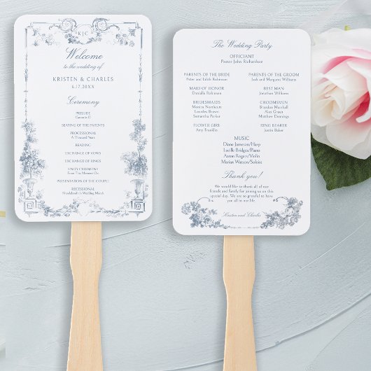 エレガントフランスのクラシックフローラ ハンドファン