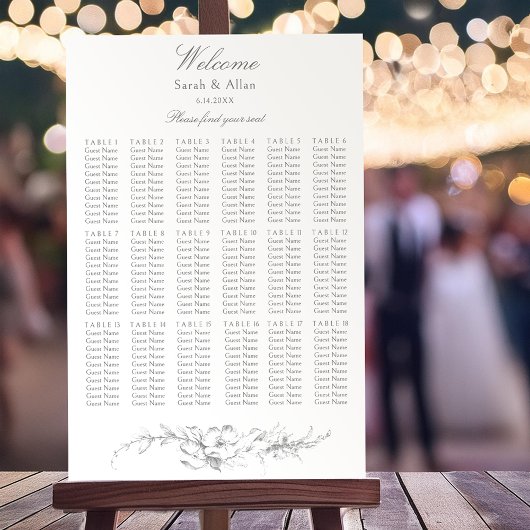 エレガントフランスのクラシックフローラ ポスター