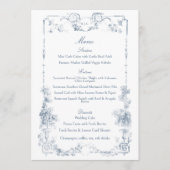 エレガントフランスのクラシックフローラ メニュー (正面)