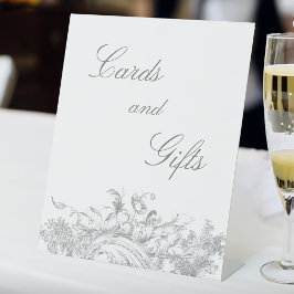 エレガントフランスのクラシックフローラ 台座サイン