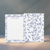 エレガントフランスのトイルブルーダブルスタッドディスプレイカード