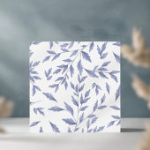 エレガントフランスのトイルブルーダブルスタッドディスプレイカード