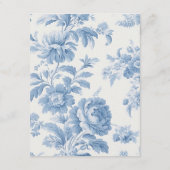 エレガントフランスのフローラ結婚ズ エンクロージャーカード (裏面)