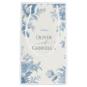 エレガントフランスのフローラ結婚ズ スモールペーパーバッグ (正面)