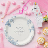 エレガントフランスのフローラ結婚ズ ペーパープレート (パーティー)