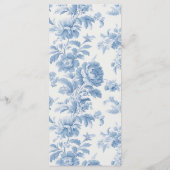 エレガントフランスのフローラ結婚ズ メニュー (裏面)