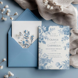 エレガントフランスのフローラ結婚ズ 招待状