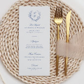 エレガントフランスのヴィンテージブルーフローラジョイ メニュー