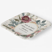 エレガントフランスの金ゴールド水結婚色 ペーパープレート (傾斜あり)