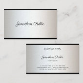 エレガントフリーハモダンンド 名刺 (正面/裏面)