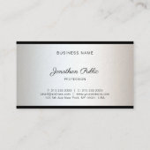 エレガントフリーハモダンンド 名刺 (裏面)