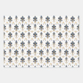 エレガントフルーアデリス包装紙セット ラッピングペーパーシート (正面2)