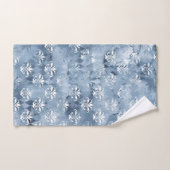 エレガントフルーアデリス – ヴィンテージブルーフランスの ハンドタオル (ハンドタオル)