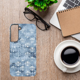 エレガントフルーアデリス – ヴィンテージブルーフランスの SAMSUNG GALAXY S22+ケース