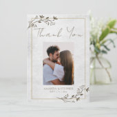 エレガントフレミニマルームのフラットサンキューカード サンキューカード (スタンド正面)