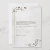 エレガントフレミニマルームのフラットサンキューカード サンキューカード (裏面)