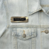 エレガントフレモダンーストライプム金ゴールド 名札 (インサイチュ)