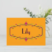 エレガントフレーム 招待状 (スタンド正面)