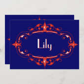 エレガントフレーム 招待状 (正面/裏面)