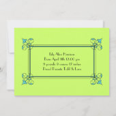 エレガントフレーム 案内状 (裏面)