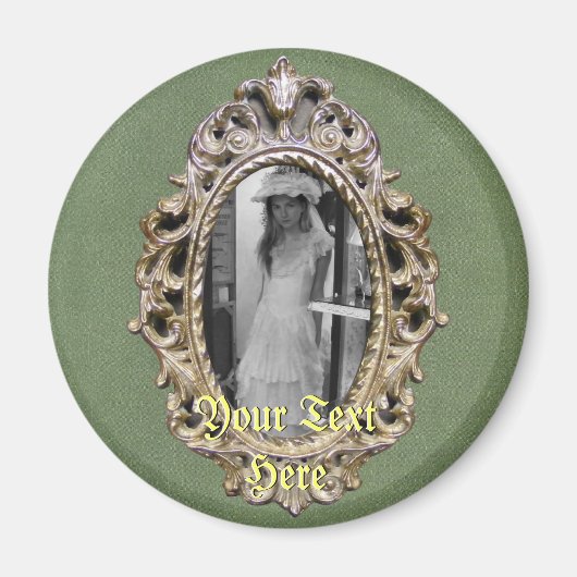 エレガントフレ独身のーム磁石 マグネット (正面)